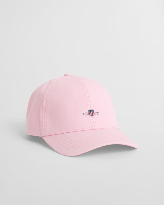 CALIFORNIA PINK, HIGH SHIELD COTTON TWILL CAP BY GANT AU.