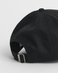 BLACK, SHIELD COTTON TWILL CAP, CLOSE-UP BY GANT AU.