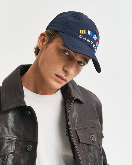 EVENING BLUE, NAUTICAL GRAPHIC CAP BY GANT AU.