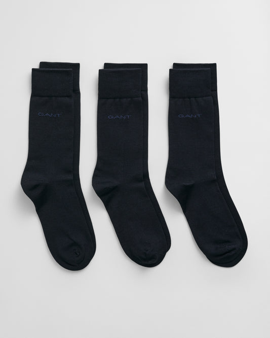 MARINE, MERCERIZED COTTON SOCKS 3-PACK BY GANT AU.