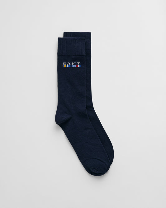 EVENING BLUE, FLAG SOCKS BY GANT AU.
