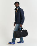 BLACK, ARCHIVE SHIELD DUFFLE BAG BY GANT AU.