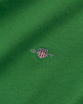 GRASS GREEN, REG SHIELD SS T-SHIRT, CLOSE-UP BY GANT AU.