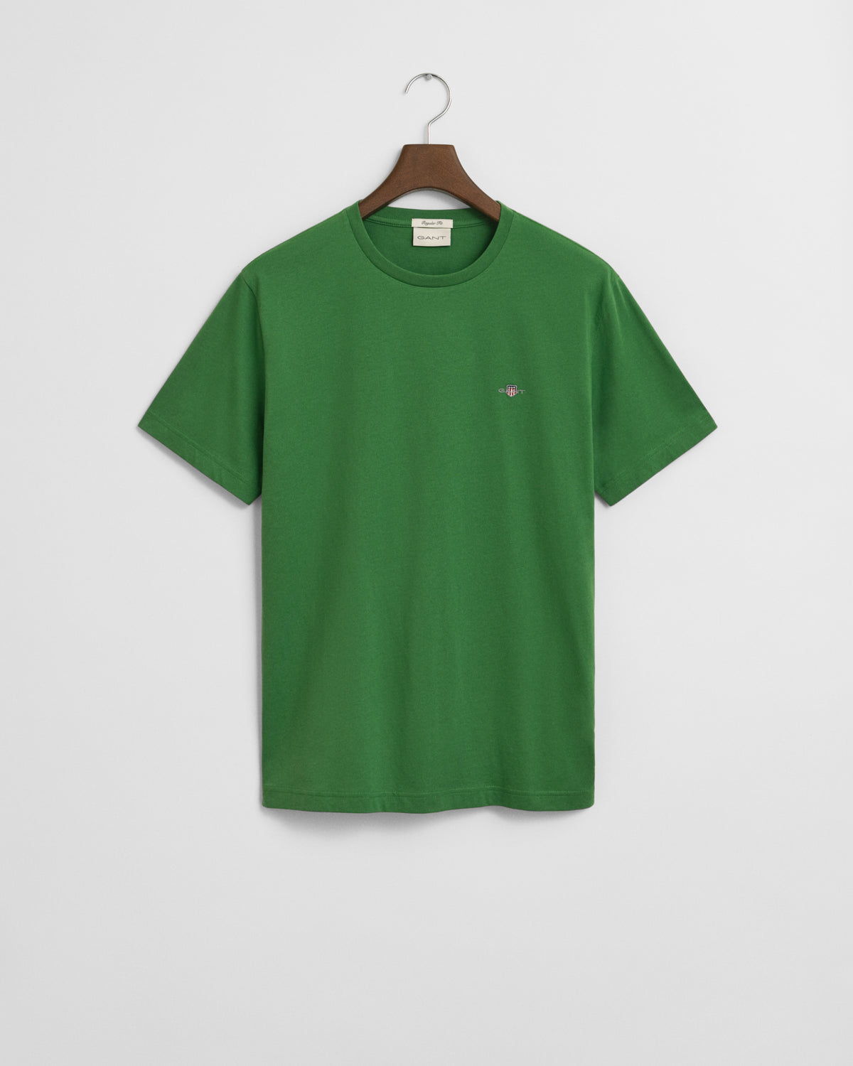 GRASS GREEN, REG SHIELD SS T-SHIRT BY GANT AU.