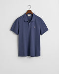 DK JEANSBLUE MELANGE, REG SHIELD SS PIQUE POLO BY GANT AU.