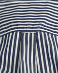 CLASSIC BLUE, REG CLASSIC POPLIN STRIPED SHIRT, CLOSE-UP BY GANT AU.
