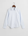 LIGHT BLUE, REG CLASSIC POPLIN STRIPED SHIRT BY GANT AU.