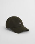 DUSK GREEN, SHIELD MELTON CAP BY GANT AU.