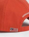DEEP ORANGE, CREST GRAPHIC COTTON TWILL CAP, CLOSE-UP BY GANT AU.
