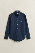 MARINE, REG CLASSIC POPLIN SHIRT, FLAT-LAY BY GANT AU.