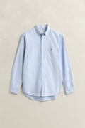 LIGHT BLUE, REG CLASSIC OXFORD SHIRT, FLAT-LAY BY GANT AU.