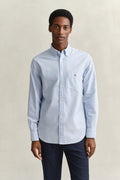 MODEL WEARING REG CLASSIC OXFORD SHIRT