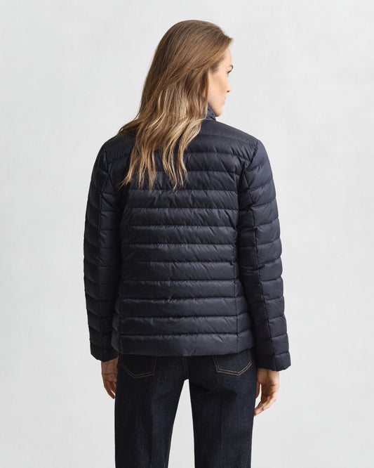 EVENING BLUE, LIGHT DOWN JACKET, BACK-VIEW BY GANT AU.