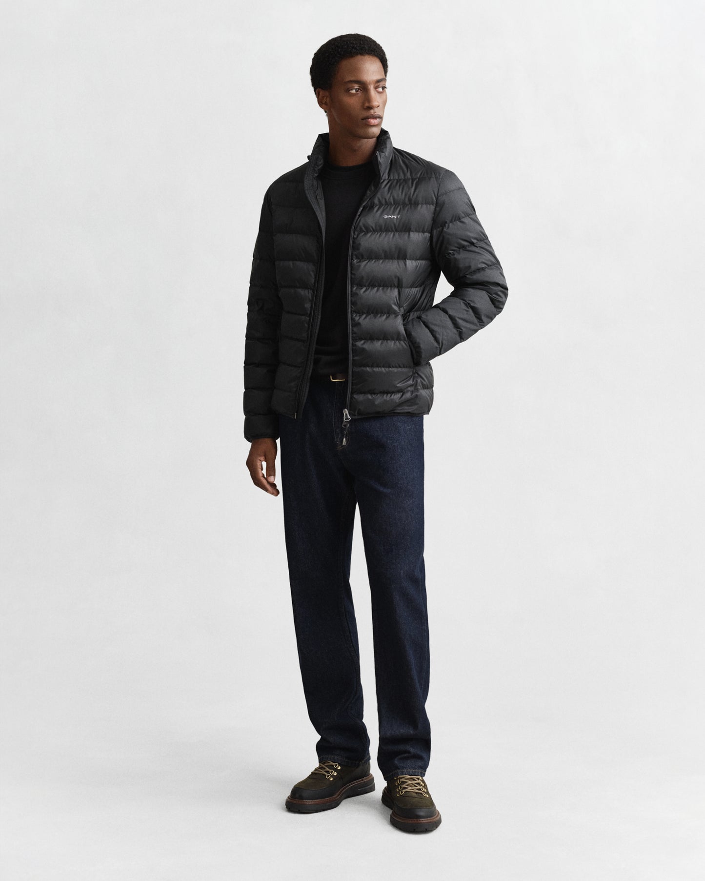 BLACK, LIGHT DOWN JACKET BY GANT AU.