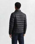 BLACK, LIGHT DOWN JACKET, BACK-VIEW BY GANT AU.