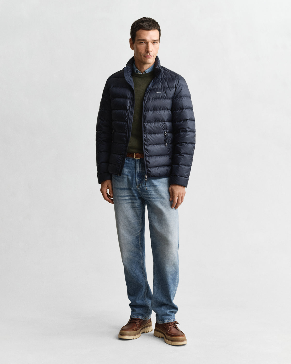 EVENING BLUE, LIGHT DOWN JACKET BY GANT AU.