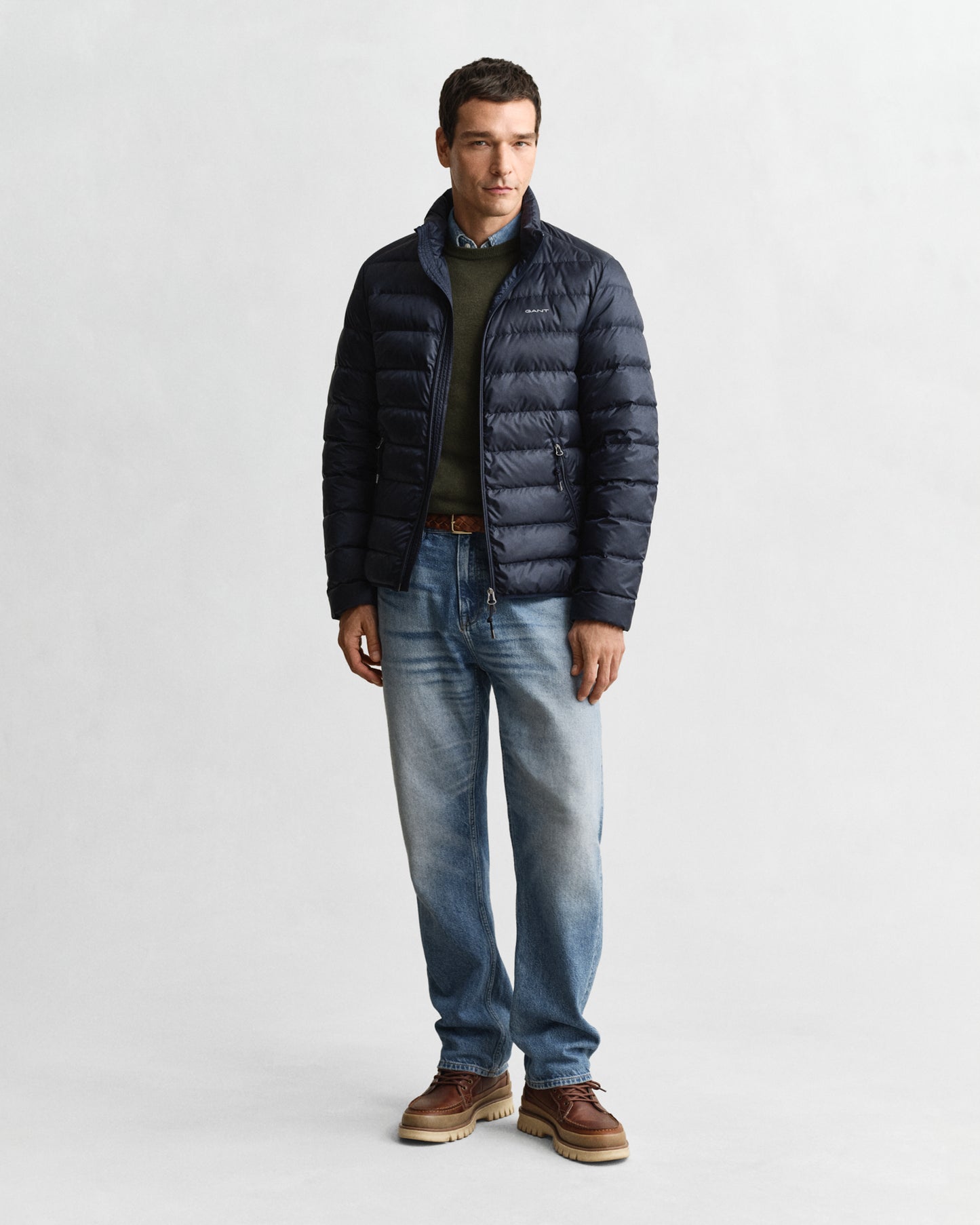 EVENING BLUE, LIGHT DOWN JACKET BY GANT AU.