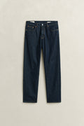 DARK BLUE, Straight Jeans, FLAT-LAY BY GANT AU.