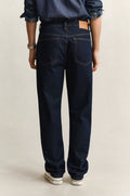 DARK BLUE, Straight Jeans, BACK-VIEW BY GANT AU.