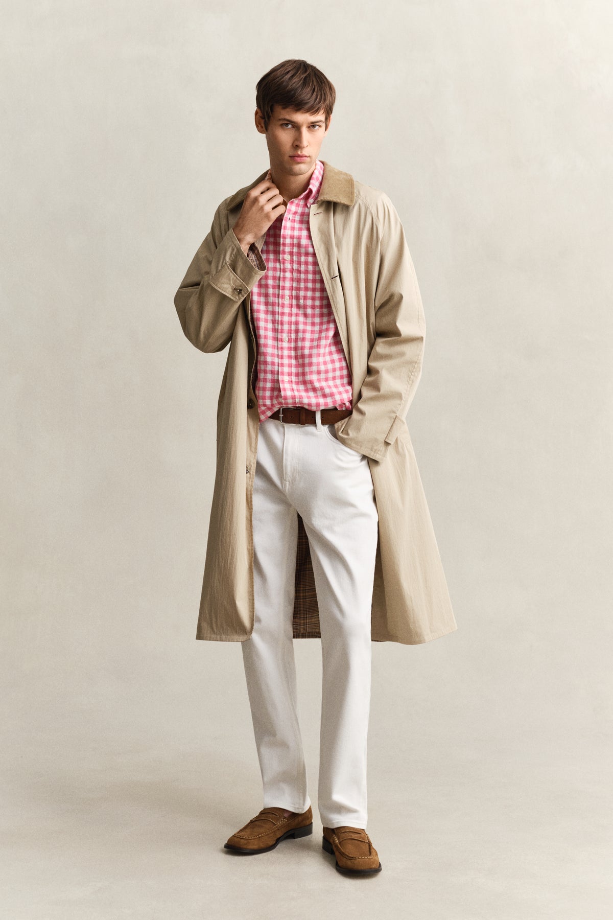 EGGSHELL, Regular White jeans BY GANT AU.