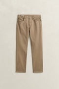 DARK KHAKI, Regular Jeans, FRONT-VIEW BY GANT AU.