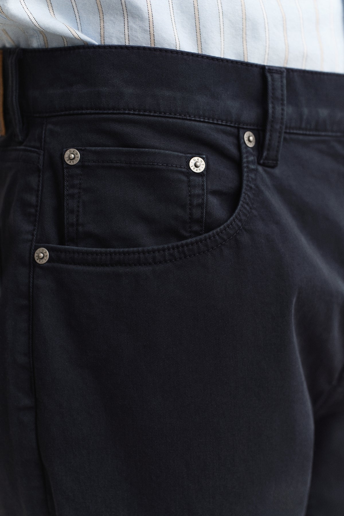 MODEL WEARING Regular Jeans