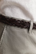 MODEL WEARING Classic Slim Chinos