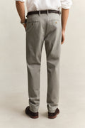 PEWTER GREY, Classic Slim Chinos, BACK-VIEW BY GANT AU.