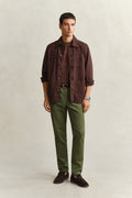 DRY HERB GREEN, Classic Slim Chinos BY GANT AU.
