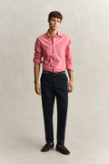 EVENING BLUE, Classic Slim Chinos, FRONT-VIEW BY GANT AU.