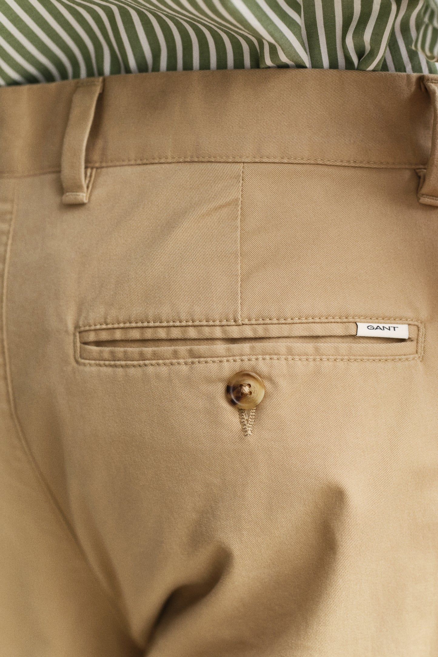 MODEL WEARING Classic Regular Chinos