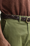 DRY HERB GREEN, Classic Regular Chinos, CLOSE-UP BY GANT AU.