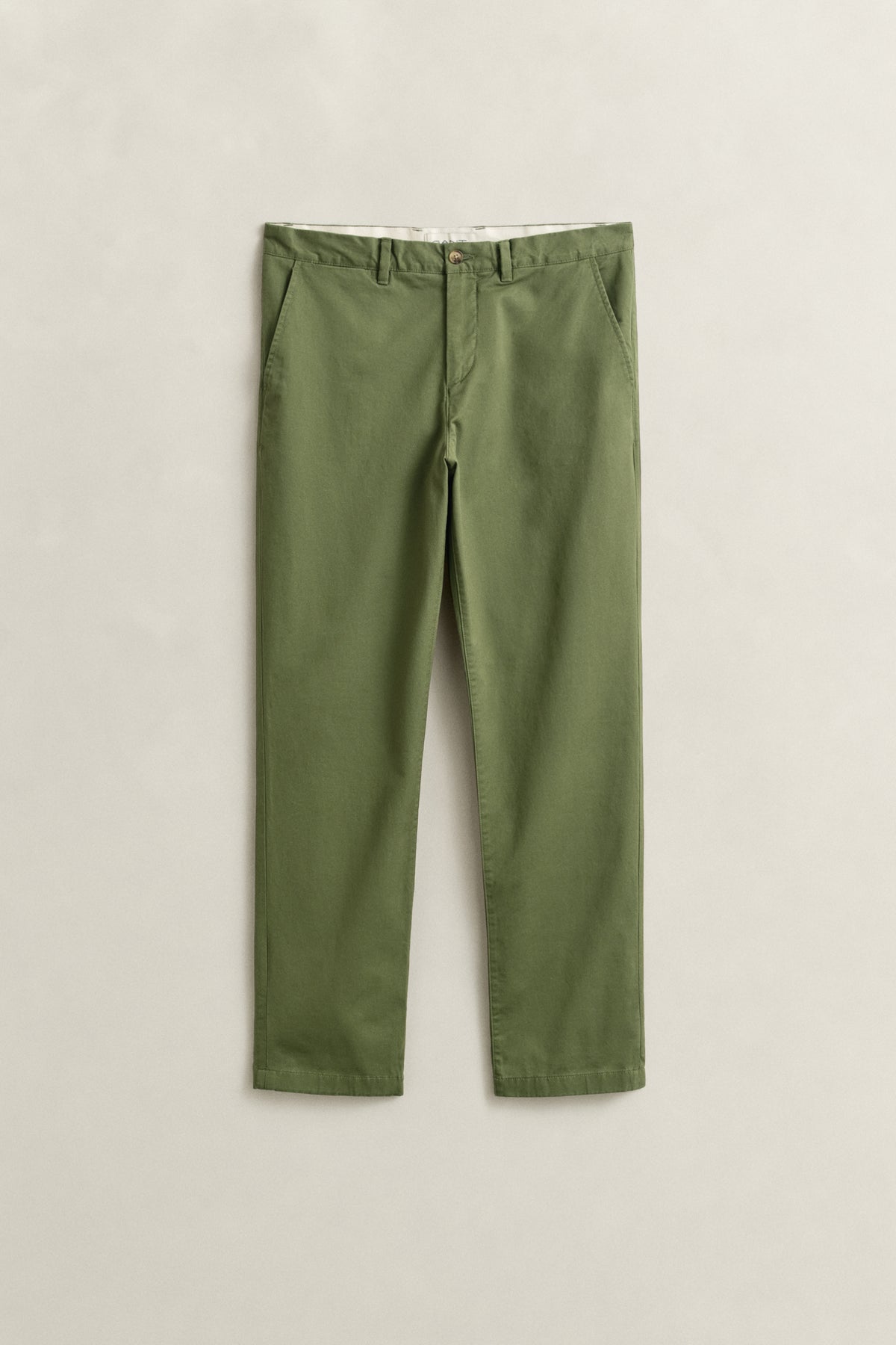 DRY HERB GREEN, Classic Regular Chinos, FRONT-VIEW BY GANT AU.