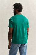 BOTANICAL HUE, Shield T-Shirt, BACK-VIEW BY GANT AU.
