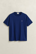 RICH NAVY, Shield T-Shirt, FLAT-LAY BY GANT AU.