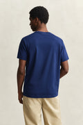 RICH NAVY, Shield T-Shirt, BACK-VIEW BY GANT AU.