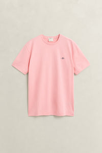 BUBBELGUM PINK, Shield T-Shirt BY GANT AU.
