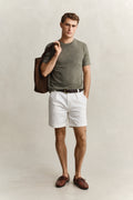 DRY HERB GREEN, WASHED SLUB SS TSHIRT BY GANT AU.
