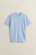 FRESH BLUE, WASHED SLUB SS TSHIRT, FLAT-LAY BY GANT AU.