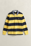 BANANA YELLOW, Classic Heavy Rugger, FLAT-LAY BY GANT AU.