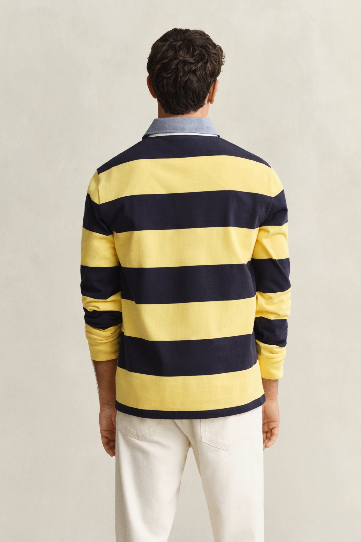 BANANA YELLOW, Classic Heavy Rugger, BACK-VIEW BY GANT AU.