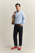 FRESH BLUE, REG SHIELD C-NECK SWEAT BY GANT AU.