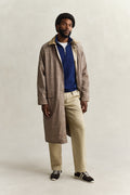 RICH NAVY, REG SHIELD HALF ZIP SWEAT BY GANT AU.
