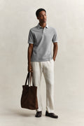 CERAMIC GREY, SUNFADED SS POLO BY GANT AU.