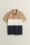 EVENING BLUE, CUT AND SEWN SS POLO, FLAT-LAY BY GANT AU.