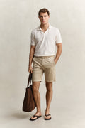 OAT BEIGE, REG SUNFADED CHINO SHORTS BY GANT AU.