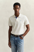 EGGSHELL, Contrast Polo Shirt BY GANT AU.