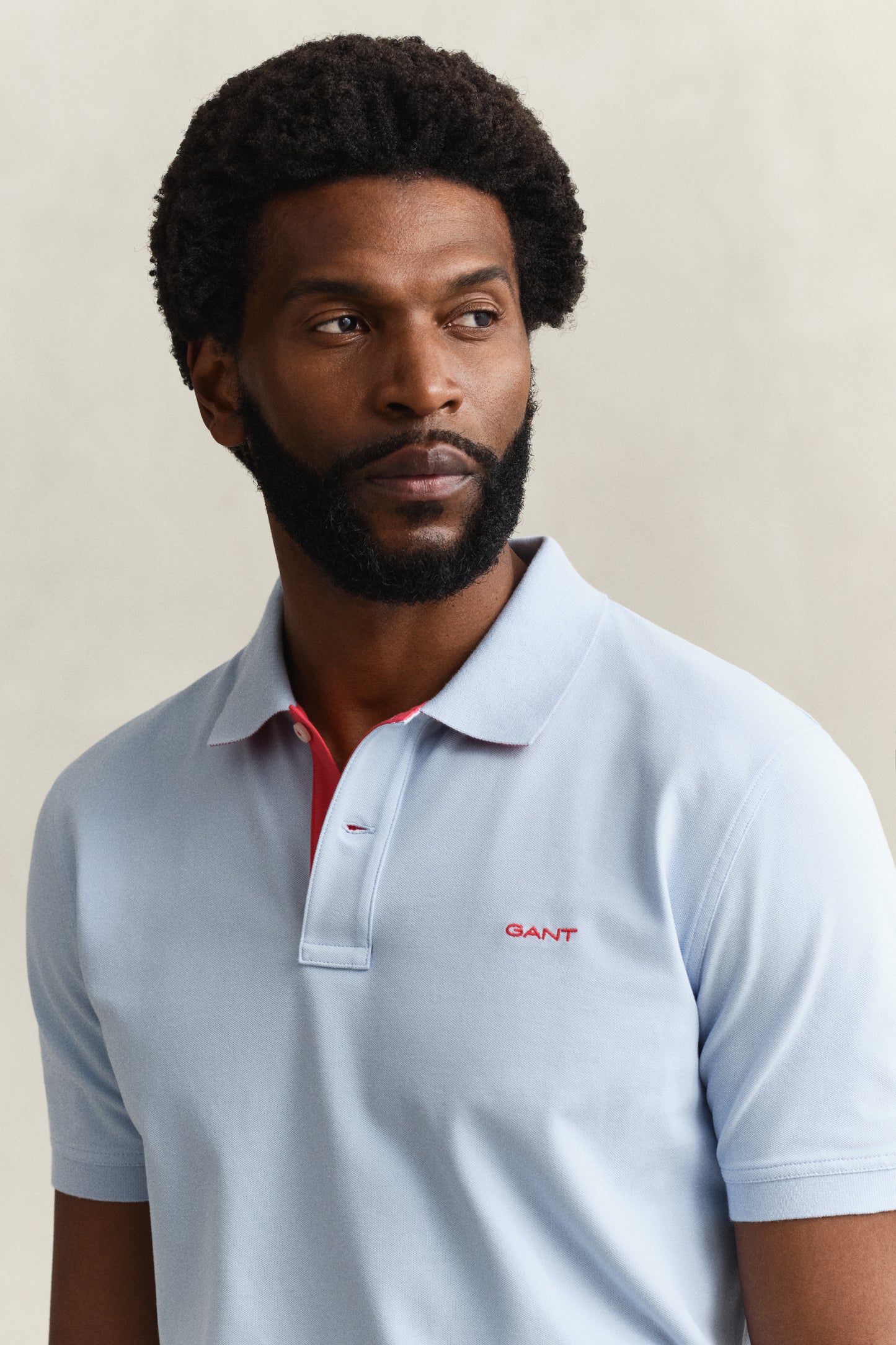 FRESH BLUE, Contrast Polo Shirt, CLOSE-UP BY GANT AU.