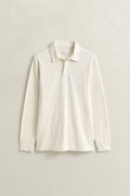 CREAM, WASHED SLUB HEAVY RUGGER, FLAT-LAY BY GANT AU.