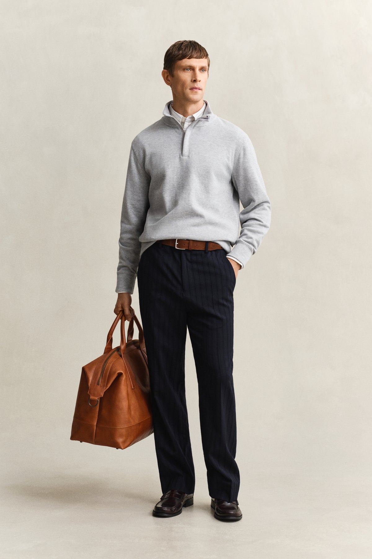 Sacker Rib Half-Zip Sweatshirt